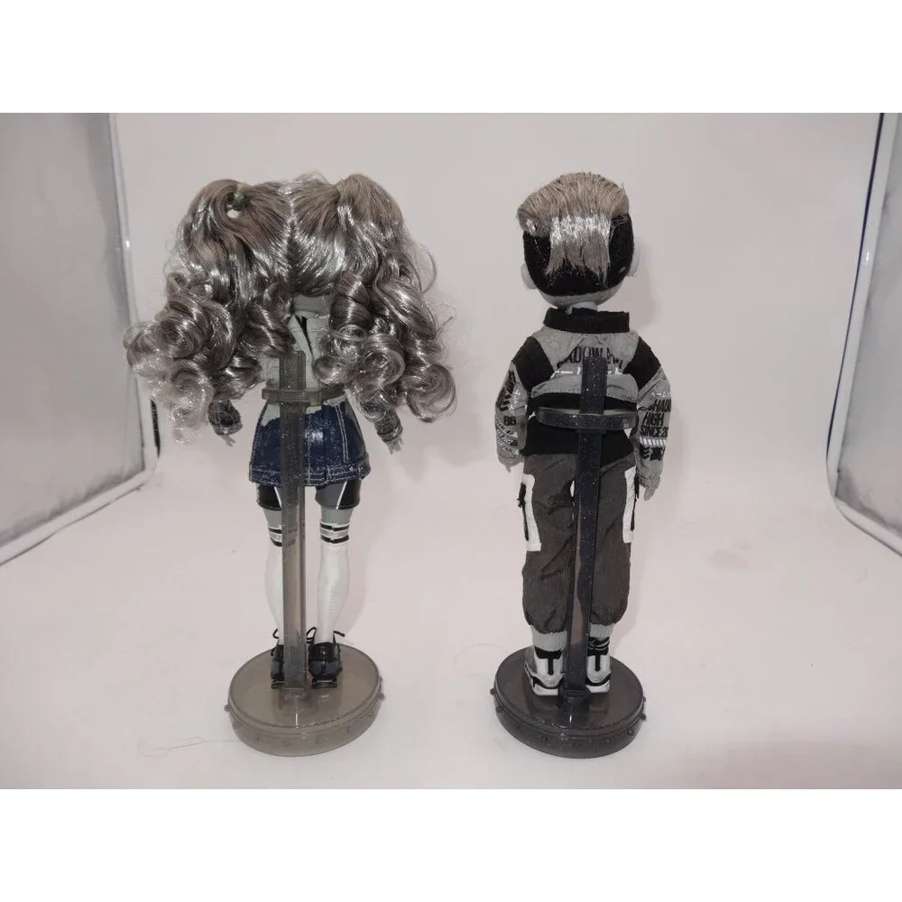 Rainbow High Doll Nicole Steel Ash Silverstone Grayscale Fashion Doll Shadow Hig